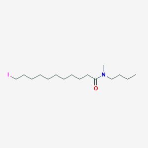 molecular formula C16H32INO B12581586 Undecanamide, N-butyl-11-iodo-N-methyl- CAS No. 199529-05-0