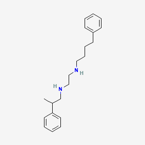 molecular formula C21H30N2 B12581697 N-(4-phenylbutyl)-N'-(2-phenylpropyl)ethane-1,2-diamine CAS No. 627521-18-0