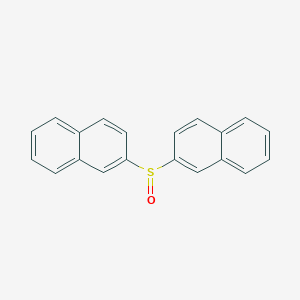 molecular formula C20H14OS B12581711 Naphthalene, 2,2'-sulfinylbis- CAS No. 647829-48-9
