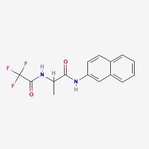 molecular formula C15H13F3N2O2 B12581735 N-Naphthalen-2-yl-N~2~-(trifluoroacetyl)alaninamide CAS No. 644985-79-5