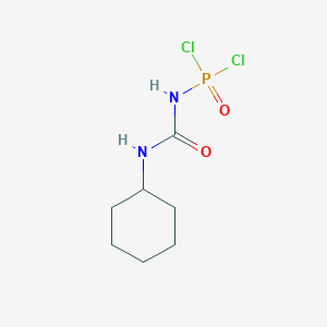 molecular formula C7H13Cl2N2O2P B12581759 Phosphoramidic dichloride, [(cyclohexylamino)carbonyl]- CAS No. 603964-77-8