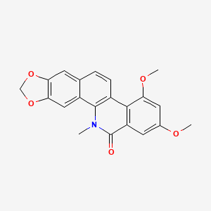 molecular formula C21H17NO5 B1258178 Turraeanthin B 