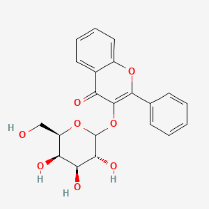molecular formula C21H20O8 B1258182 Flavonol 3-O-D-galactoside 