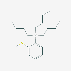 molecular formula C19H34SSn B12581831 Tributyl[2-(methylsulfanyl)phenyl]stannane CAS No. 203195-90-8