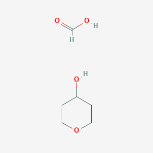 molecular formula C6H12O4 B12581846 Formic acid;oxan-4-ol CAS No. 633278-42-9