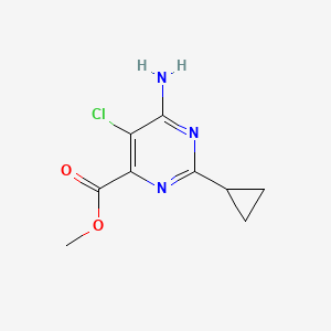 molecular formula C9H10ClN3O2 B1258190 Aminocyclopyrachlor-methyl CAS No. 858954-83-3