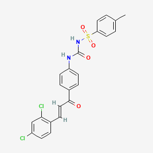 molecular formula C23H18Cl2N2O4S B1258192 Me-UCH9 