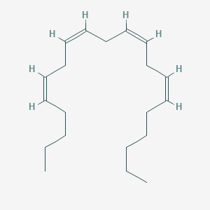 molecular formula C20H34 B1258197 (5Z,8Z,11Z,14Z)-icosa-5,8,11,14-tetraene 