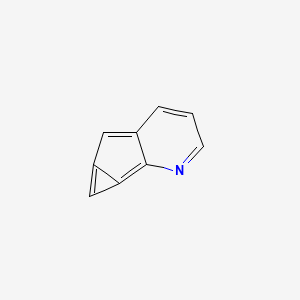 molecular formula C9H5N B12581993 Cyclopropa[4,5]cyclopenta[1,2-B]pyridine CAS No. 564478-11-1