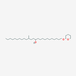 molecular formula C31H62O3 B12581998 15-Methyl-1-[(oxan-2-yl)oxy]pentacosan-12-ol CAS No. 647025-00-1