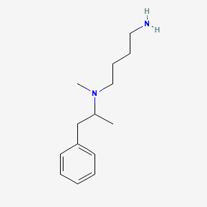 molecular formula C14H24N2 B1258208 N-Methyl-N-(1-methyl-2-phenylethyl)-1,4-butanediamine 