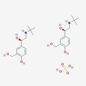 molecular formula C26H44N2O10S B125821 Levalbuterol sulfate CAS No. 148563-16-0