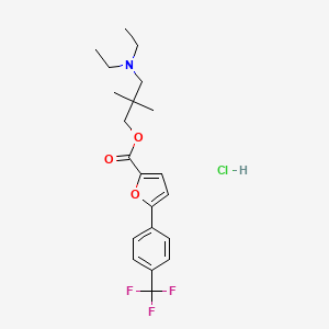 3-Diethylamino-2,2-dimethylpropyl 5-(4-trifluoromethylphenyl)-2-furoate