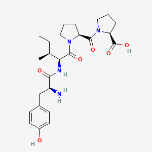 molecular formula C25H36N4O6 B12582126 L-Tyrosyl-L-isoleucyl-L-prolyl-L-proline CAS No. 197018-51-2