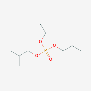 molecular formula C10H23O4P B12582130 Ethyl bis(2-methylpropyl) phosphate CAS No. 646450-31-9
