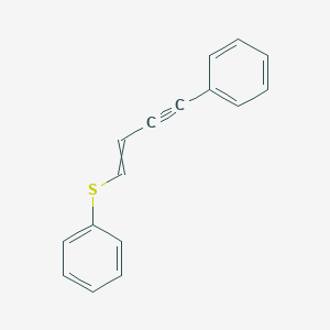 molecular formula C16H12S B12582166 [(4-Phenylbut-1-en-3-yn-1-yl)sulfanyl]benzene CAS No. 344619-45-0