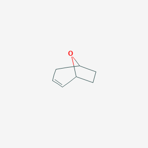 molecular formula C7H10O B1258220 8-Oxabicyclo[3.2.1]octa-2-ene 