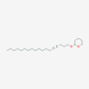 molecular formula C23H42O2 B12582202 2-[(Octadec-4-yn-1-yl)oxy]oxane CAS No. 198011-30-2