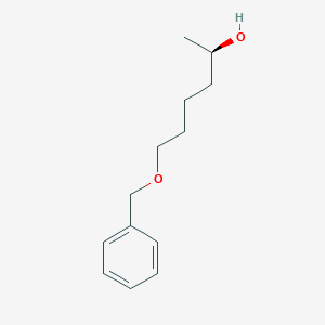 molecular formula C13H20O2 B12582220 (2R)-6-(Benzyloxy)hexan-2-ol CAS No. 271799-09-8