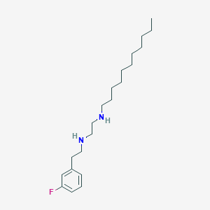 molecular formula C21H37FN2 B12582310 N~1~-[2-(3-Fluorophenyl)ethyl]-N~2~-undecylethane-1,2-diamine CAS No. 627522-17-2