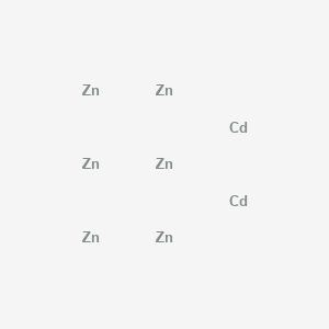 molecular formula Cd2Zn6 B12582354 Cadmium;ZINC CAS No. 647835-79-8