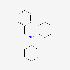 molecular formula C19H29N B12582398 N-Benzyl-N-cyclohexylcyclohexanamine CAS No. 203458-24-6