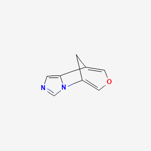 molecular formula C8H6N2O B12582410 5,9-Methanoimidazo[1,5-D][1,4]oxazepine CAS No. 429676-65-3