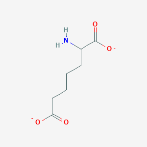 molecular formula C7H11NO4-2 B1258247 2-Aminoheptanedioate 