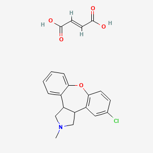molecular formula C21H20ClNO5 B1258249 Asenapine maleate 
