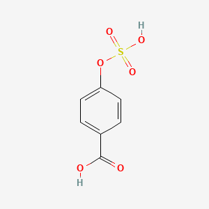 molecular formula C7H6O6S B1258251 4-Sulfooxybenzoic acid 