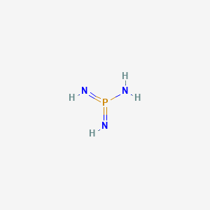 molecular formula H4N3P B1258254 Phosphenodiimidic amide CAS No. 61333-04-8