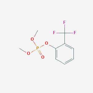 molecular formula C9H10F3O4P B12582570 Dimethyl 2-(trifluoromethyl)phenyl phosphate CAS No. 502623-70-3