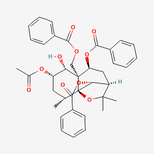 2alpha-Acetoxy-1alpha-hydroxy-6beta,9beta,15-tribenzoyloxy-beta-dihydroagarofuran