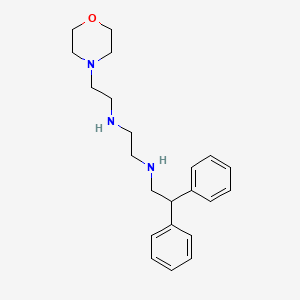 molecular formula C22H31N3O B12582585 N~1~-(2,2-Diphenylethyl)-N~2~-[2-(morpholin-4-yl)ethyl]ethane-1,2-diamine CAS No. 627521-38-4