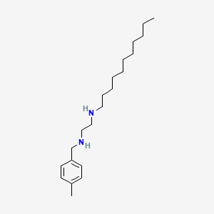 molecular formula C21H38N2 B12582659 N~1~-[(4-Methylphenyl)methyl]-N~2~-undecylethane-1,2-diamine CAS No. 627522-75-2