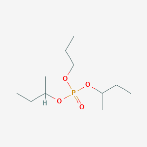 molecular formula C11H25O4P B12582692 Dibutan-2-yl propyl phosphate CAS No. 646450-35-3