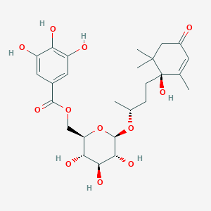 molecular formula C26H36O12 B1258274 Macarangioside A 