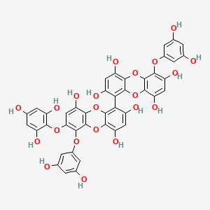 molecular formula C42H26O21 B1258281 2-O-(2,4,6-Trihydroxyphenyl)-6,6'-bieckol CAS No. 89079-38-9
