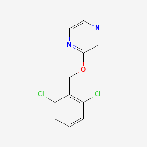 molecular formula C11H8Cl2N2O B12583000 2-[(2,6-Dichlorophenyl)methoxy]pyrazine CAS No. 642084-48-8