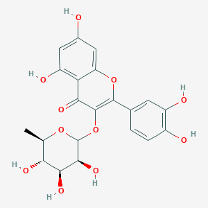 molecular formula C21H20O11 B1258309 quercitrin 