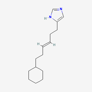 5-[(E)-6-cyclohexylhex-3-enyl]-1H-imidazole