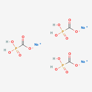 molecular formula C3H6Na3O15P3 B1258343 Trisodium phosphonoformate 