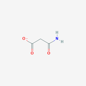 molecular formula C3H4NO3- B1258346 Malonamate 