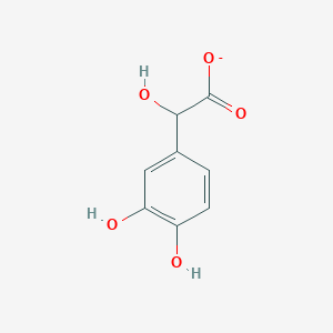 molecular formula C8H7O5- B1258352 3,4-Dihydroxymandelate 