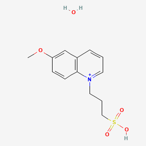 Quinolinium,6-methoxy-1-(3-sulfopropyl)-, inner salt