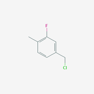 molecular formula C8H8ClF B125836 4-(氯甲基)-2-氟-1-甲基苯 CAS No. 147542-00-5