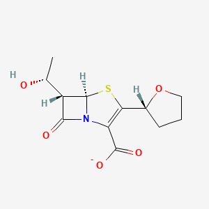 6alpha-[(R)-1-hydroxyethyl]-2-[(R)-tetrahydrofuran-2-yl]pen-2-em-3-carboxylate