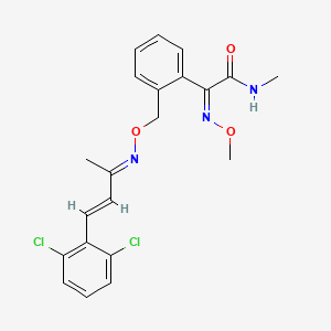 molecular formula C21H21Cl2N3O3 B1258392 Fenaminstrobin(E/ZMixture) 