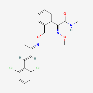 (2Z)-2-[2-[[(E)-[(E)-4-(2,6-dichlorophenyl)but-3-en-2-ylidene]amino]oxymethyl]phenyl]-2-methoxyimino-N-methylacetamide