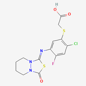 molecular formula C14H13ClFN3O3S2 B1258404 Fluthiacet CAS No. 149253-65-6